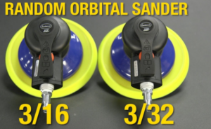 3/16 vs 3/32 Orbital Sander