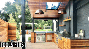 How to Build an Outdoor Kitchen with Wood Frame Plans