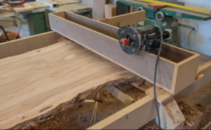 How to Flatten a Wood Slab with a Planer
