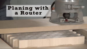 How to Plane Wood with a Router