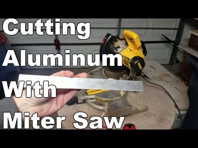 can i cut aluminum with a miter saw