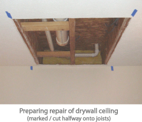 How To Repair A Hole In Drywall Ceiling Mycoffeepot Org
