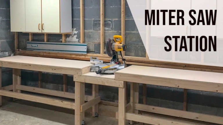 how long should a miter saw station be