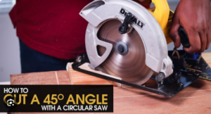 how to cut 45-degree with a circular saw