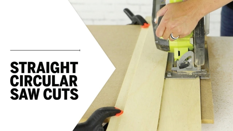 how to cut straight with circular saw